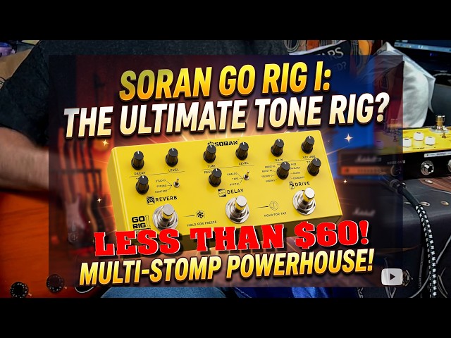 The Soran Go Rig 1: A Flawless Budget Multi-Stomp Pedal? This Should Cost MORE!