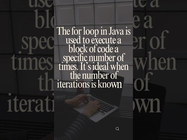 For Loop in Java #java #javaprogramming #coding #forloop #developer #program #loop #programming