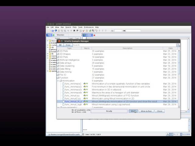 DataMelt v1.1 (Computation and Data Visualization Environment)