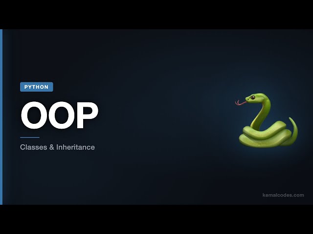 Python Tutorial #09: Python OOP — Classes, Inheritance & Magic Methods