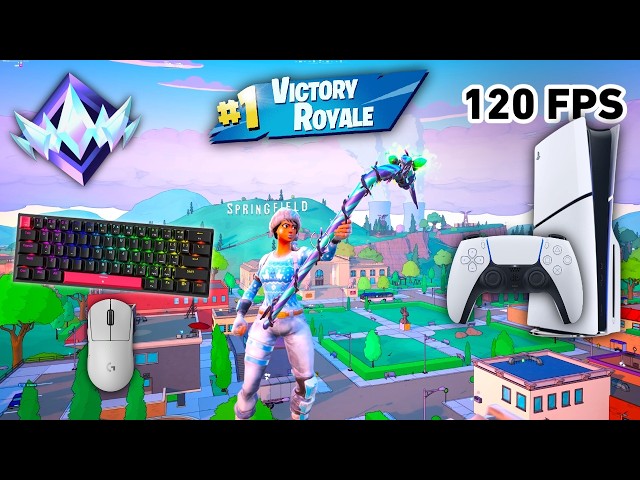 Fortnite Unreal Ranked Reload On PS5 Slim | Keyboard & Mouse Gameplay | 120 FPS | 4K