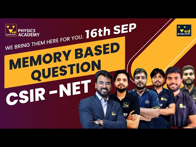 CSIR NET Physics 2022 Paper Solution - Physics Academy