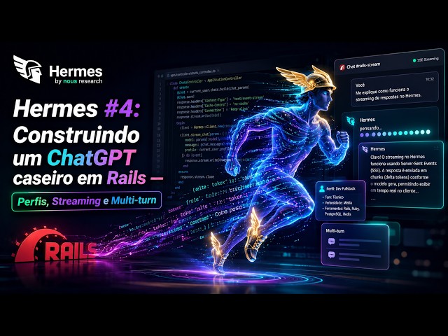 Hermes #4: Construindo um ChatGPT caseiro em Rails — Perfis, Streaming e Multi-turn