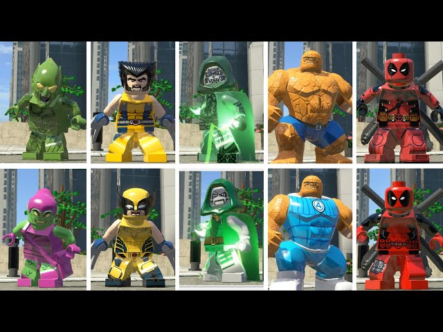 Lego Marvel Superheroes VS Lego Marvel Superheroes Remastered (Comparison Side by side)