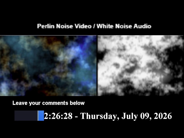 LIVE Paranormal Experiment Stream: Perlin Noise Video & Live Filtered Experiment Audio
