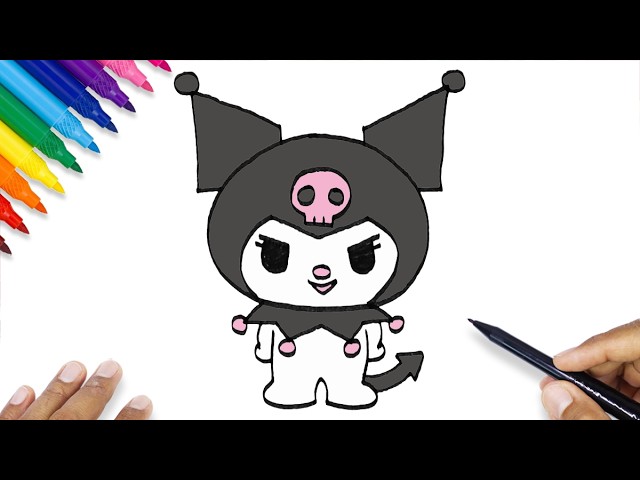 Aesthetic Kuromi Drawing Tutorial | How To Draw Kuromi