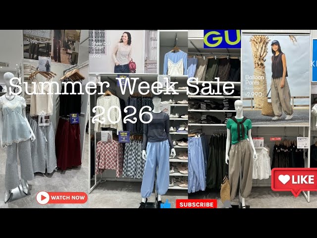 GU 🇯🇵 Summer Week Sale 2026 @iyam4u 