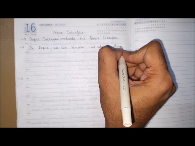 Deque Interface in Java