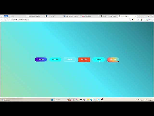 Exploring Animated Gradients & Modern CSS Buttons.