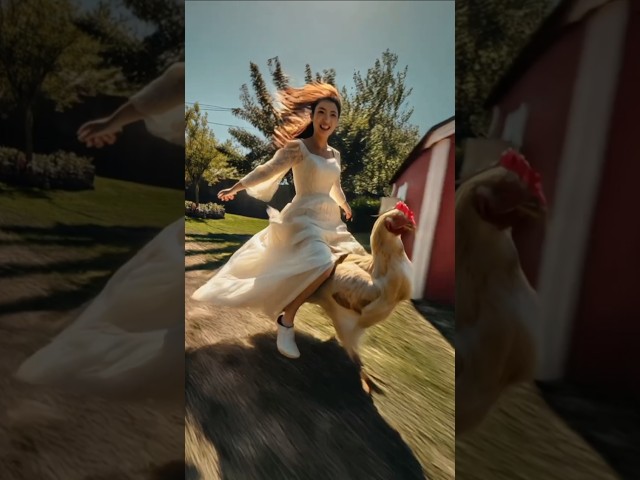 Ye Murgi Hai Ya Pilot? ✈️🐔🤣"#funny #funymurgi #tahiriplant125