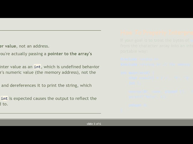 Why printf("%d", name) Prints Differently From an Integer with the Same Memory