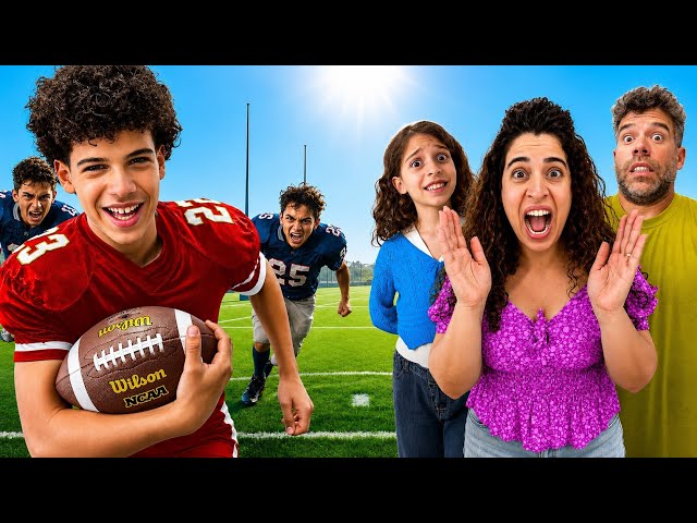 MOM DOESN'T WANT LORENZO to play AMERICAN FOOTBALL!