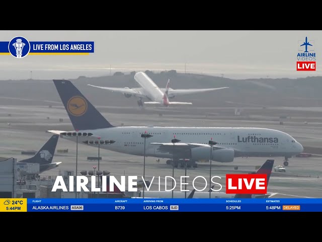 🔴LIVE Los Angeles (LAX) Airport Plane Spotting