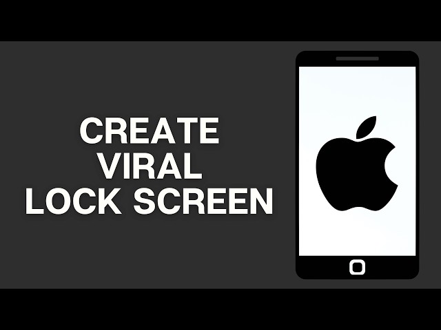 How to Create the Viral iPhone Lock Screen