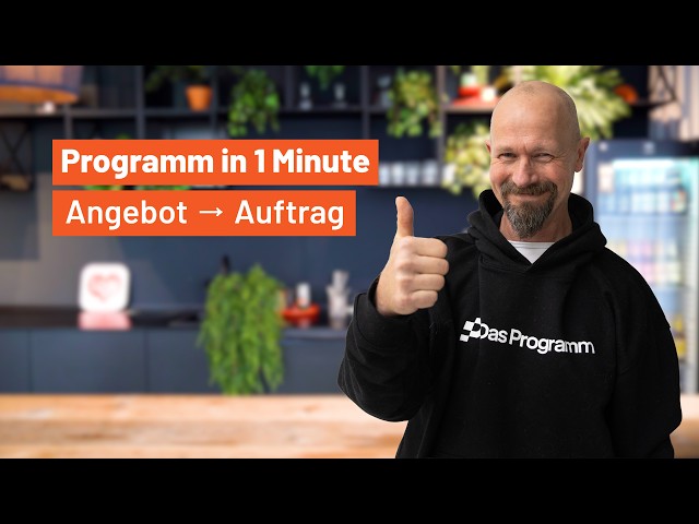 Program in 1 minute - Offer for order