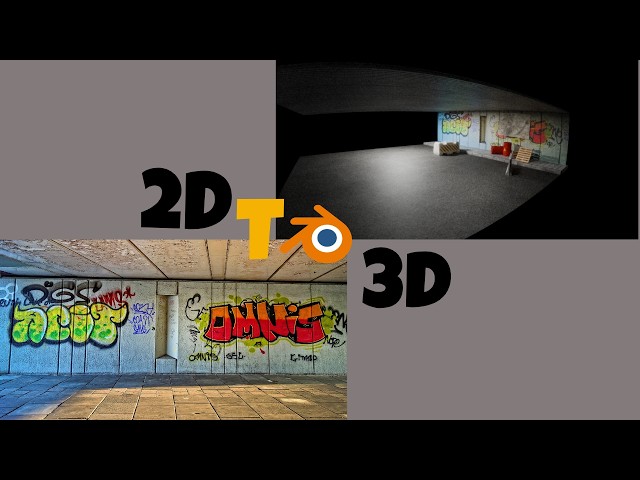 From 2D to 3D in Blender