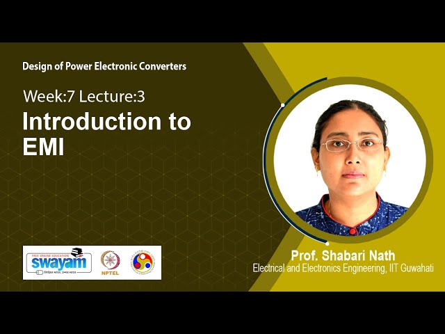 Lec 54: Introduction to EMI
