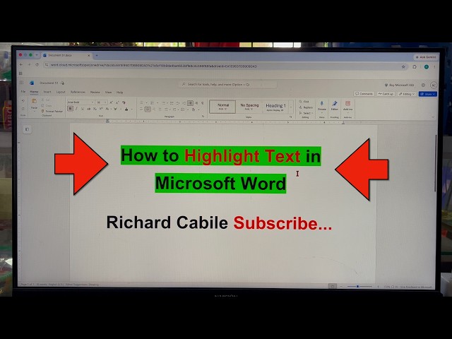 How to Highlight Text in Microsoft Word