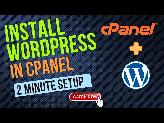 How To Install WordPress In cPanel 2026 - Softaculous Method (Step-By-Step)