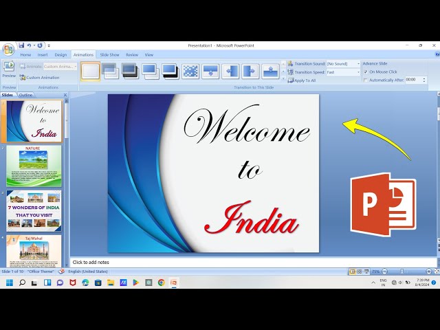 How To Create a Powerpoint Presentation | Powerpoint Presentation Kaise Banaye