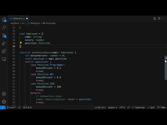 React Testing | 11.52 - Never