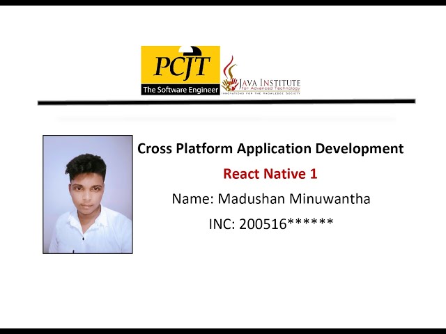 React Native Chat Application | Sign Up Process