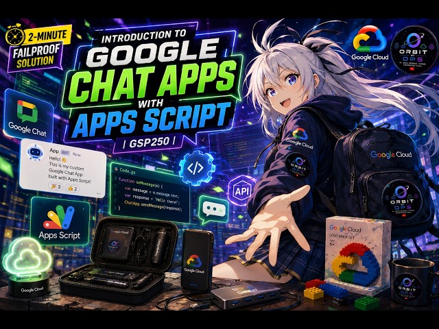 GSP250 | Introduction to Google Chat Apps with Apps Script | 2-Minute Trick! #AppsScript #GSP250