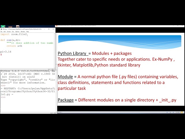 Python Libraries and Modules