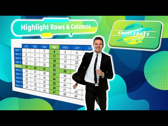 Highlight Rows and Columns in Excel | #ConditionalFormatting in #Excel and #VBA