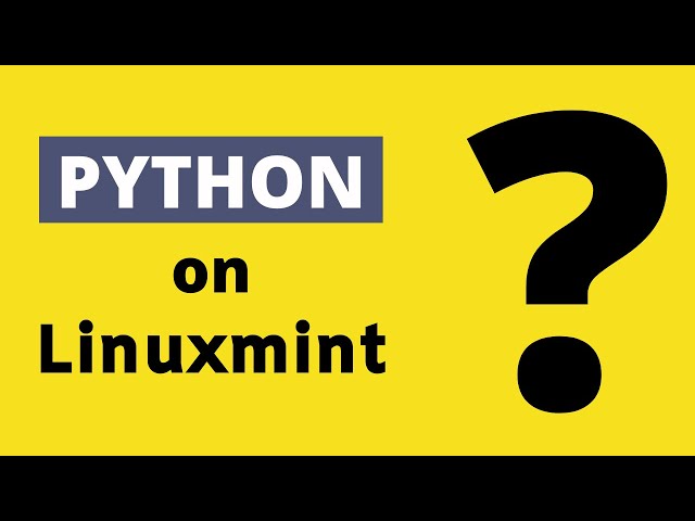Python on Linux Mint