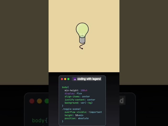 javascript animeted tutorial computer graphics by learning @coding with legend light bulb 💡