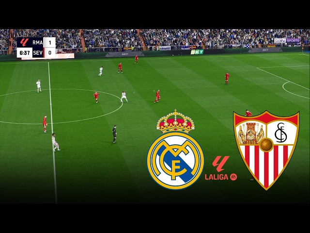REAL MADRID vs SEVILLA | LALIGA EA SPORTS 2026/27 | Full Match Simulation (PES 2021)