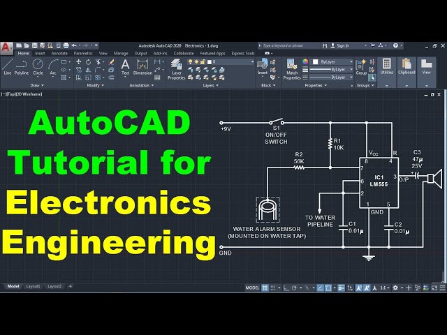 AutoCAD Tutorial for Electronics Engineering