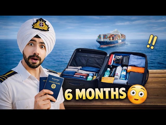 What I Pack for 6 Months on a Ship 🚢 | Merchant Navy