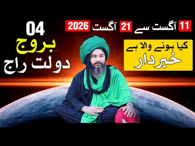 11 August 2026 Se 21 August 2026 Astrology | Mehrban Ali