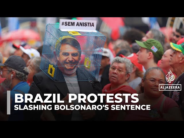 Brazil protests senate bill slashing Jair Bolsonaro’s prison sentence