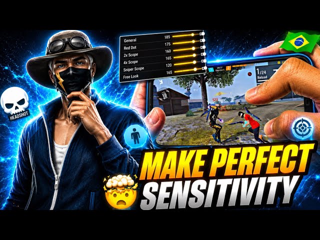 Best Brazilian Sensitivity 2026 for Free Fire | 95% Headshot Settings for All Devices 🔥