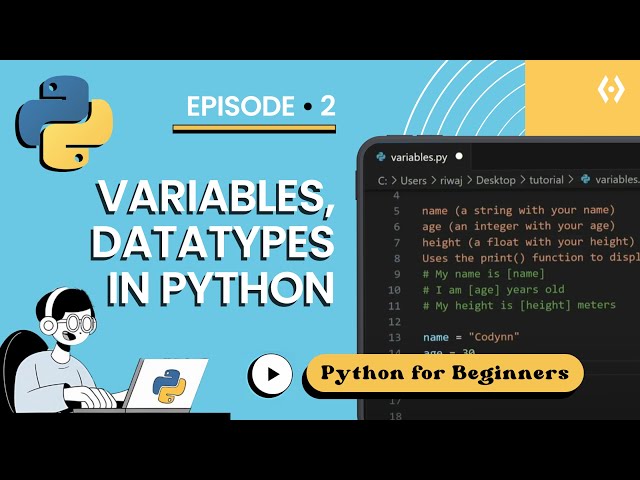 Python Variables & Data Types Tutorial 2025 | Python for Beginners | Episode-2