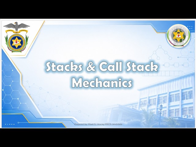 Stacks & Call Stack Mechanics | Data Structures and Algorithms in Java