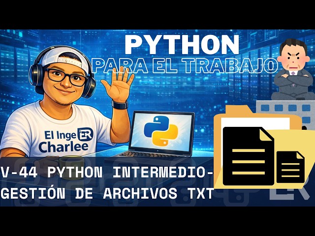 V 44 PYTHON INTERMEDIO   GESTIÓN DE ARCHIVOS PARTE 1