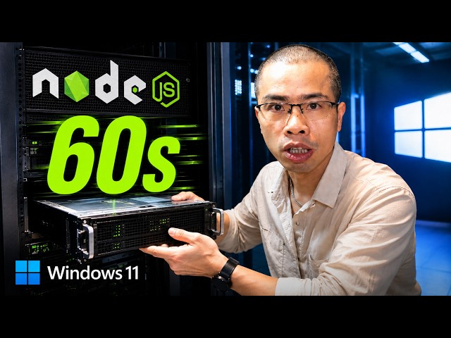 Get NodeJS Installed on Windows Under 60 Seconds !