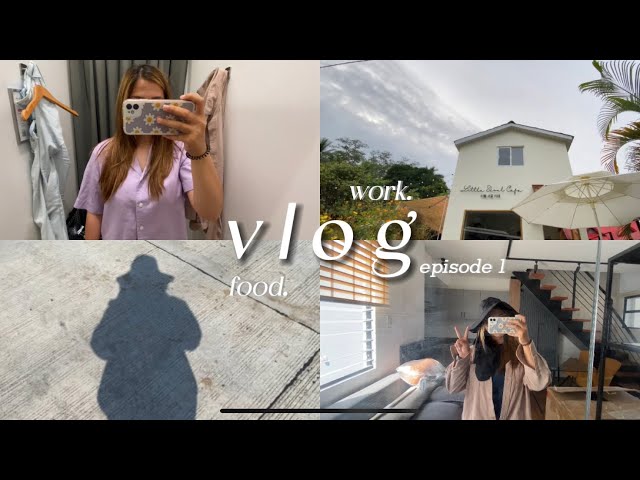 My first vlog ☁️ | work life as civil engineer, cafe hopping, friend’s success ✨