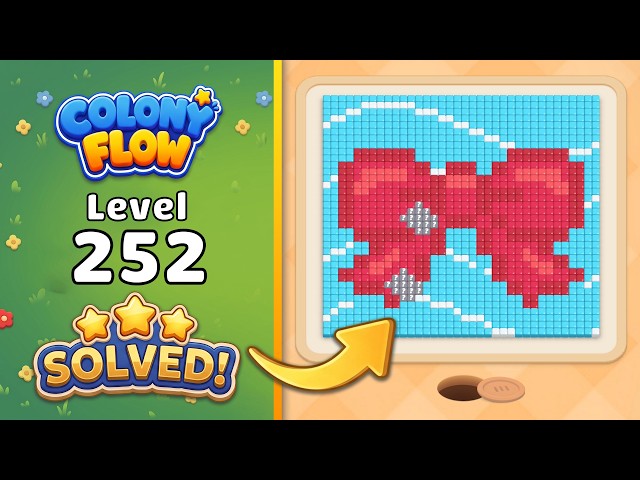 Colony Flow! - Level 252 Walkthrough 🧩 | Solution & Gameplay (ABI GAMES) 🐜
