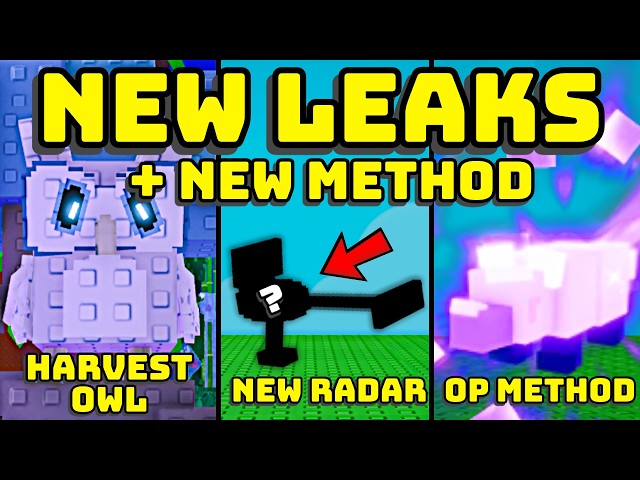 🦉 HARVEST OWL, MOONBEAM RADAR, AND MORE - NEW LEAKS IN GROW A GARDEN