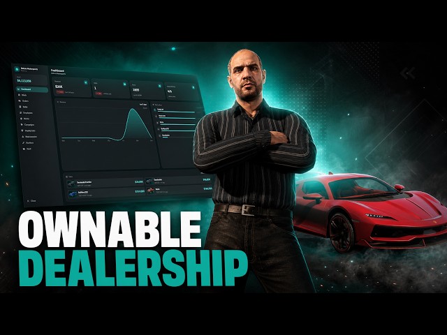 FiveM Dealership Script | 3D Showroom, Finance & Live Auctions