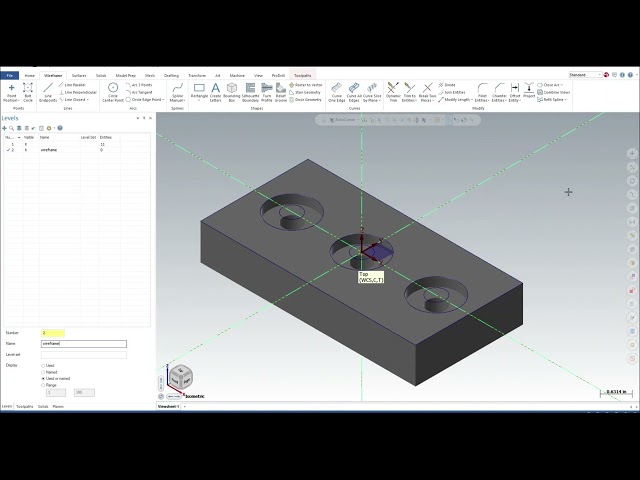 CREACION DE CAPAZ OH NIVELES EN MASTERCAM PARA PRICIPIANTE