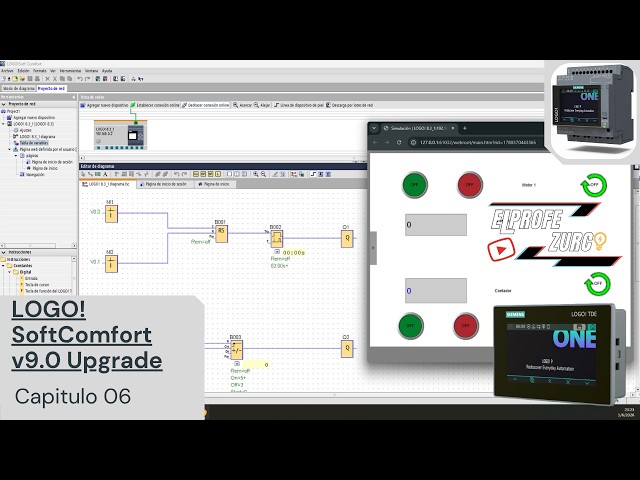 ⚡ Chapter 6: LOGO!Soft Comfort v9.0 - How to download and install the update and integrated LOGO!...