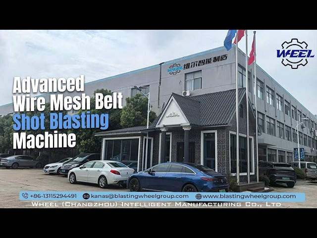 Advanced Wire Mesh Belt Shot Blasting Machine | Perfect Metal Part Cleaning
