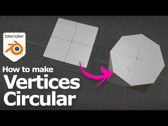 Blender how to make vertices circular