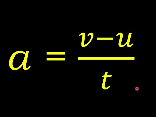 Acceleration Objective Question and Answer
